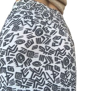 Patterned Maxi Skirt